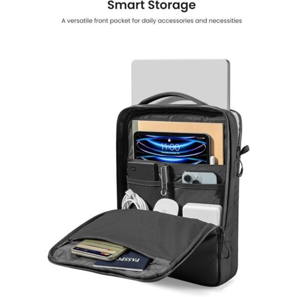 Protective Laptop Shoulder Bag for 13-14 Inch MacBook Air/Pro M3/M2/M1 - Picture 3 of 7